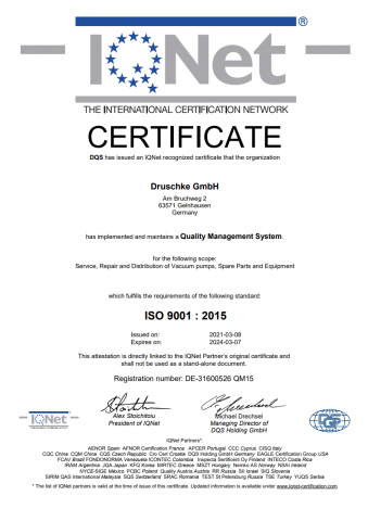 ISO 9001 : 2015 IQNet